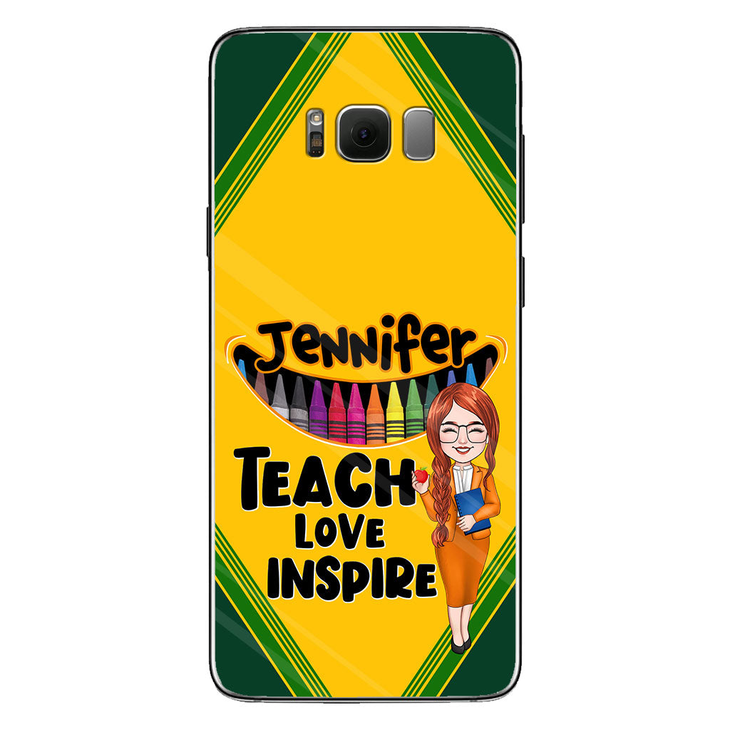 Teach Love Inspire - Personalized Teacher Phone Case