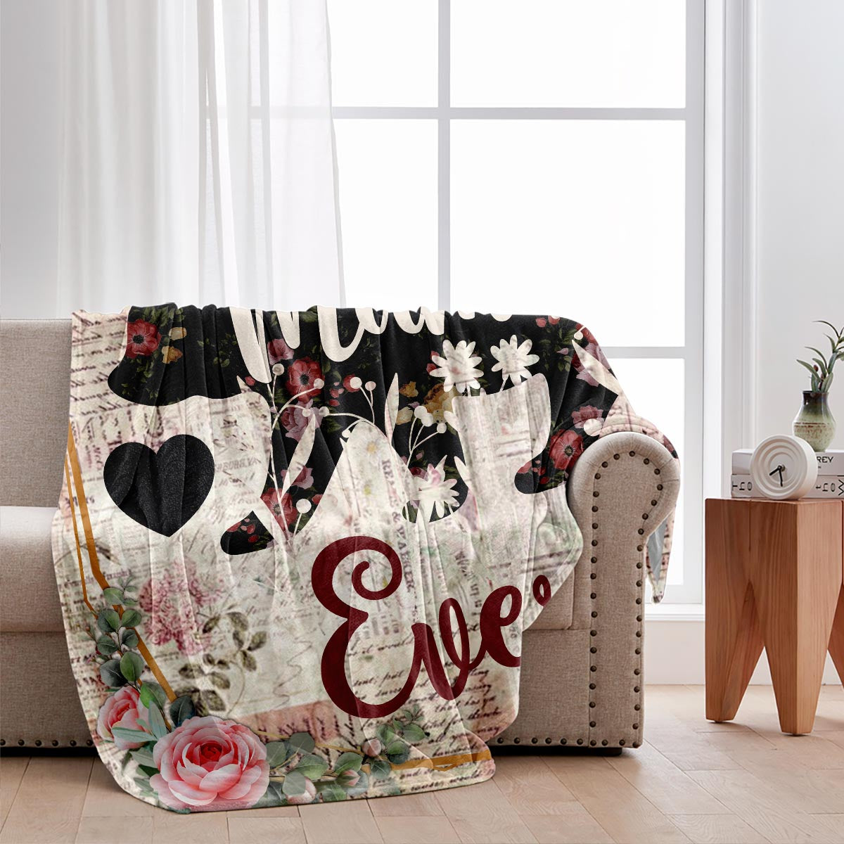 Best Nana Ever - Gift for mom, grandma - Personalized Blanket