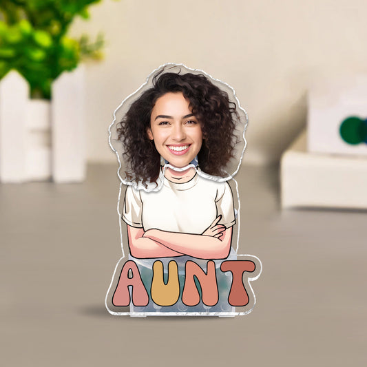 Auntie - Gift for Aunt - Personalized Custom Shaking Head