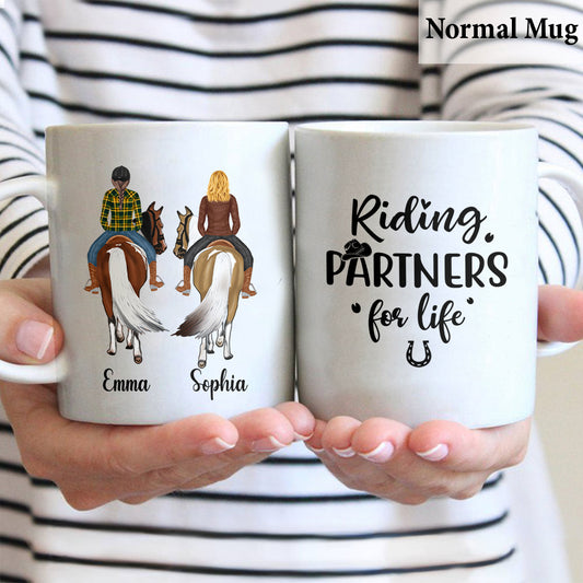 Riding Partner For Life - Personalized Horse Mug