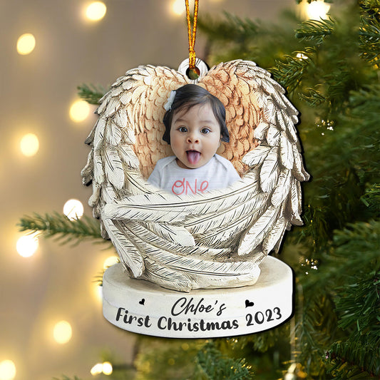 Baby First Christmas - Personalized Newborn Ornament