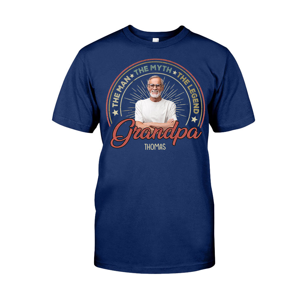 The Man The Myth The Legend - Gift for dad, grandpa - Personalized T-shirt And Hoodie