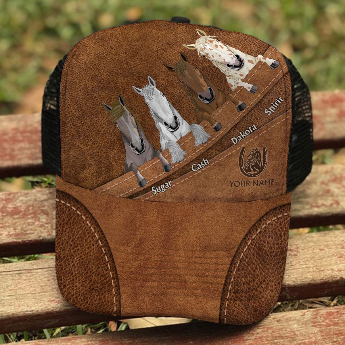 Love Horse - Personalized Horse Trucker Hat