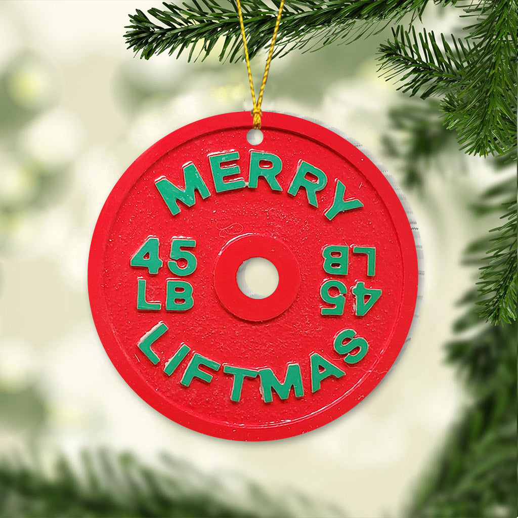Merry Liftmas - Personalized Fitness Ornament