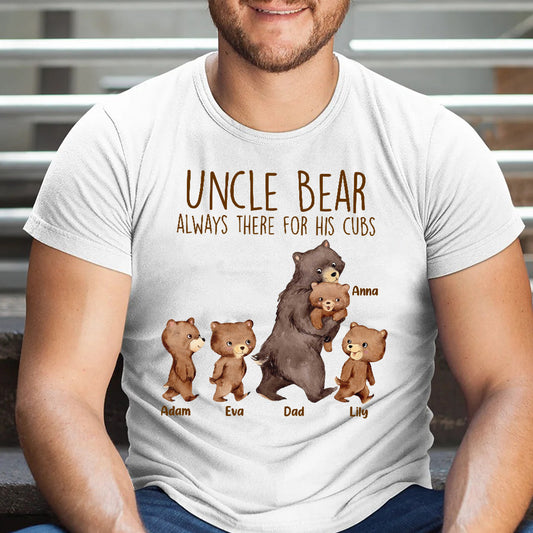 Papa Bear - Gift for dad, grandpa, uncle, brother - Personalized T-shirt And Hoodie