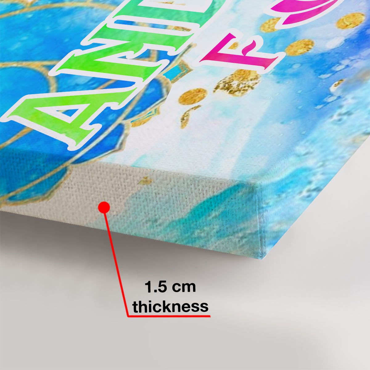 I'm Mostly Peace Love And Light - Personalized Yoga Canvas And Poster