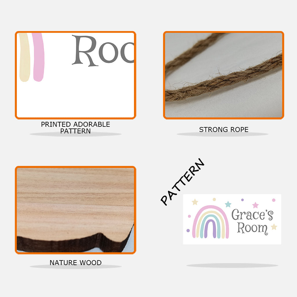 Child's Room - Personalized Kid Custom Shaped Wood Sign