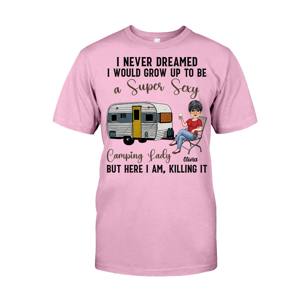 Camping Lady - Personalized Camping T-shirt & Hoodie