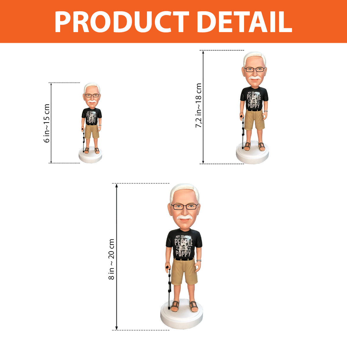 Custom Figure - Personalized Grandpa Bobblehead