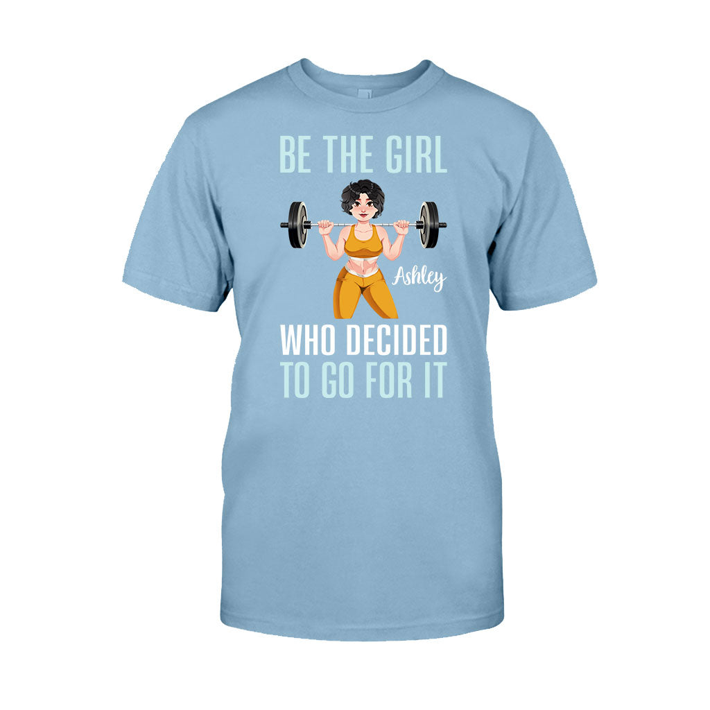 She Decided To Go For It - Personalized Fitness T-shirt And Hoodie