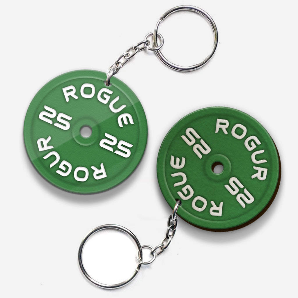 Weight Plates - Personalized Fitness Keychain