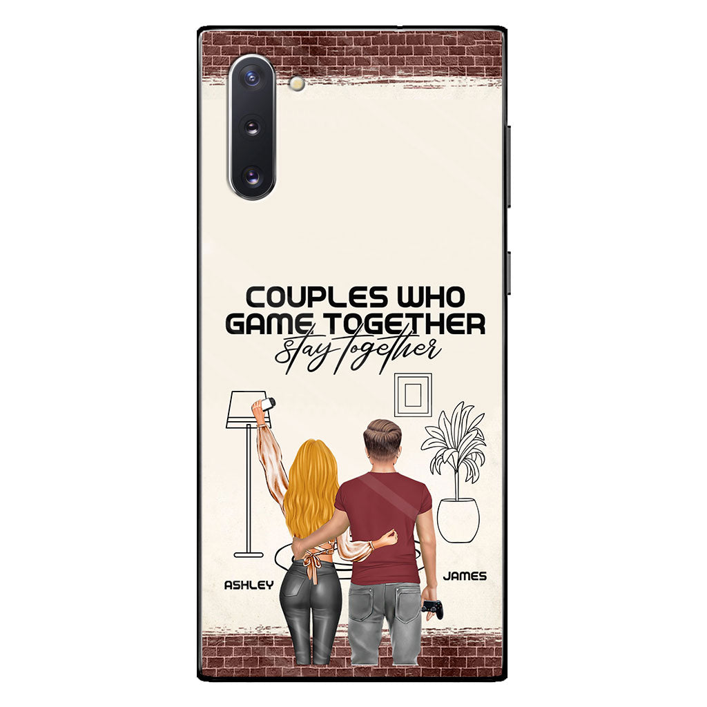 Couples Who Game Together Stay Together - Personalized Video Game Phone Case