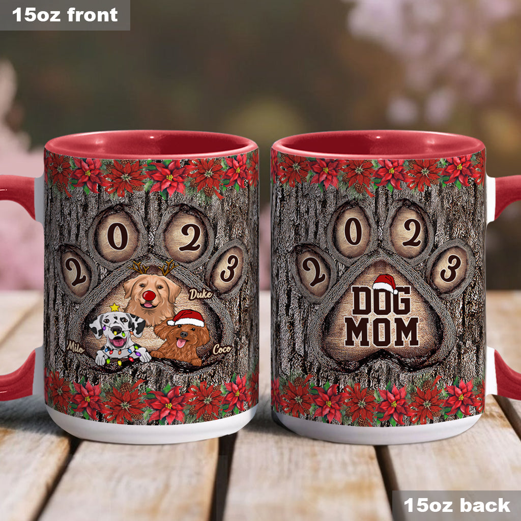 Dog Mom - Personalized Dog Accent Mug