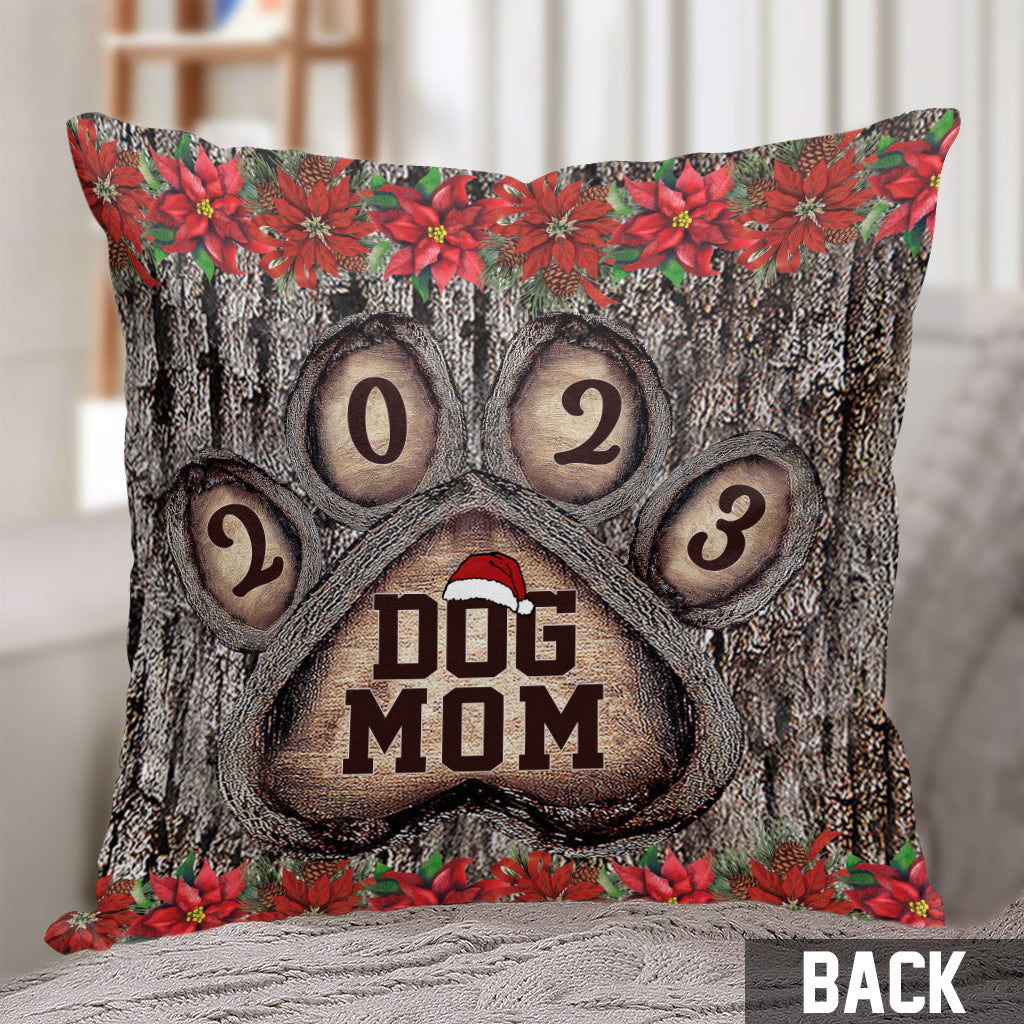 Dog Mom - Personalized Dog Throw Pillow