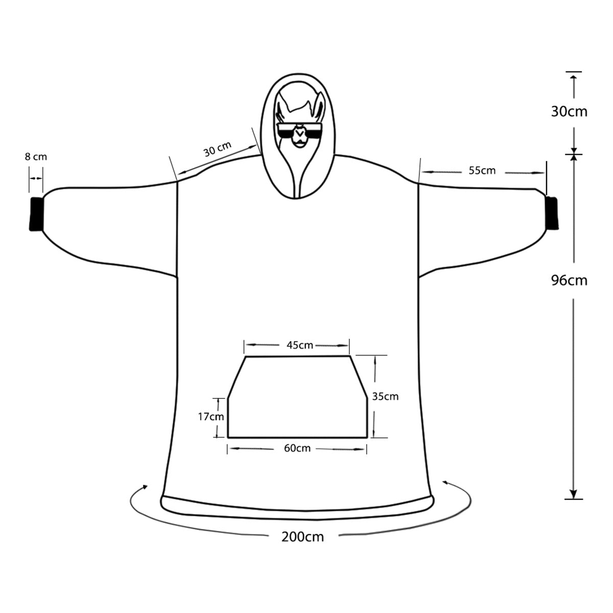 Just One More Chapter - Personalized Book Blanket Hoodie