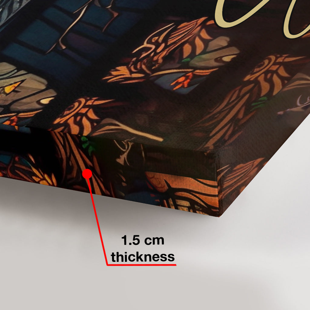 Mysterious Witch - Personalized Witch Canvas And Poster