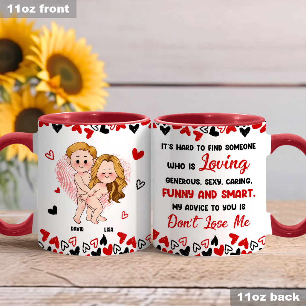 Lovely Couple - Personalized Couple Accent Mug