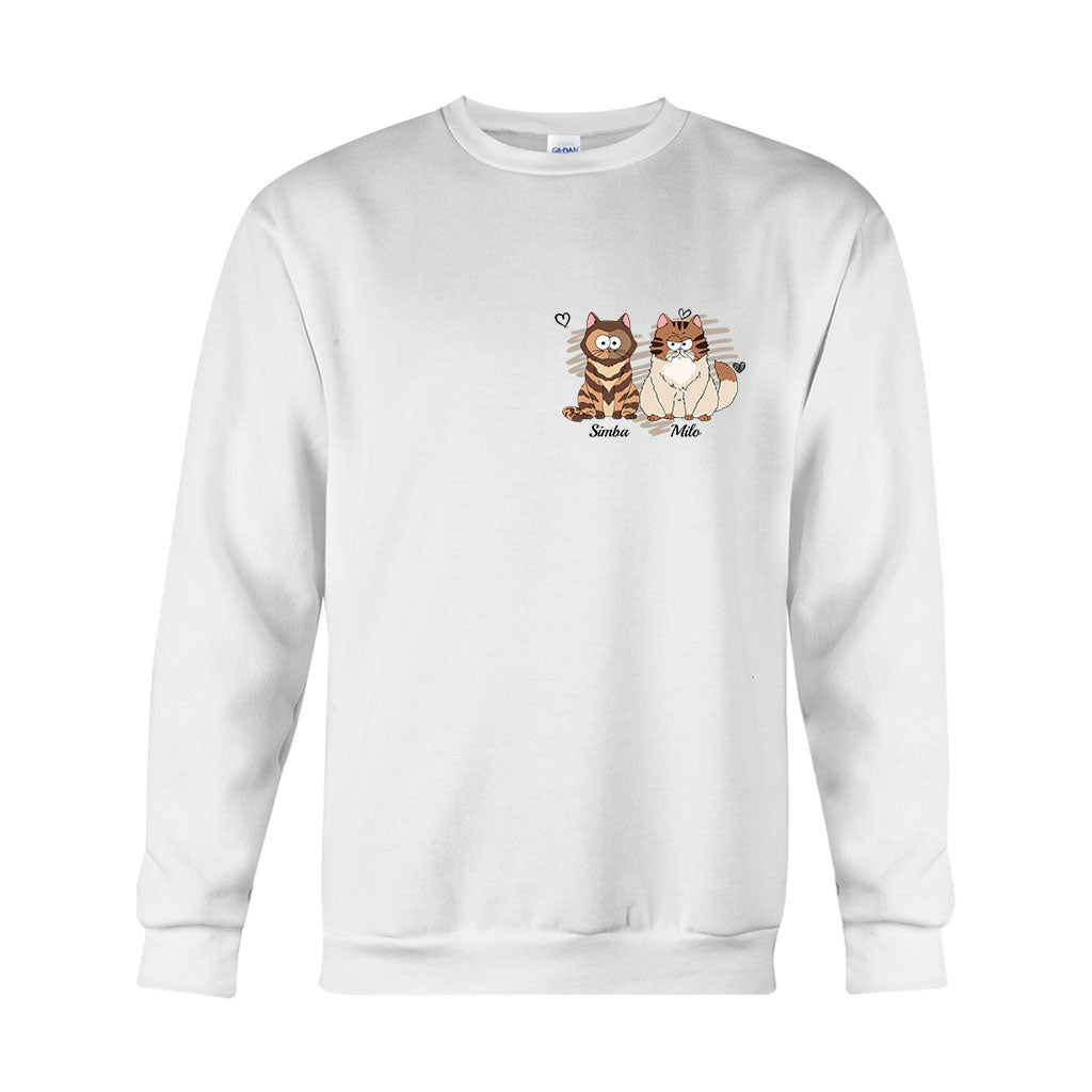 In My Dog/ Cat Mom Era - Personalized Cat T-shirt And Hoodie