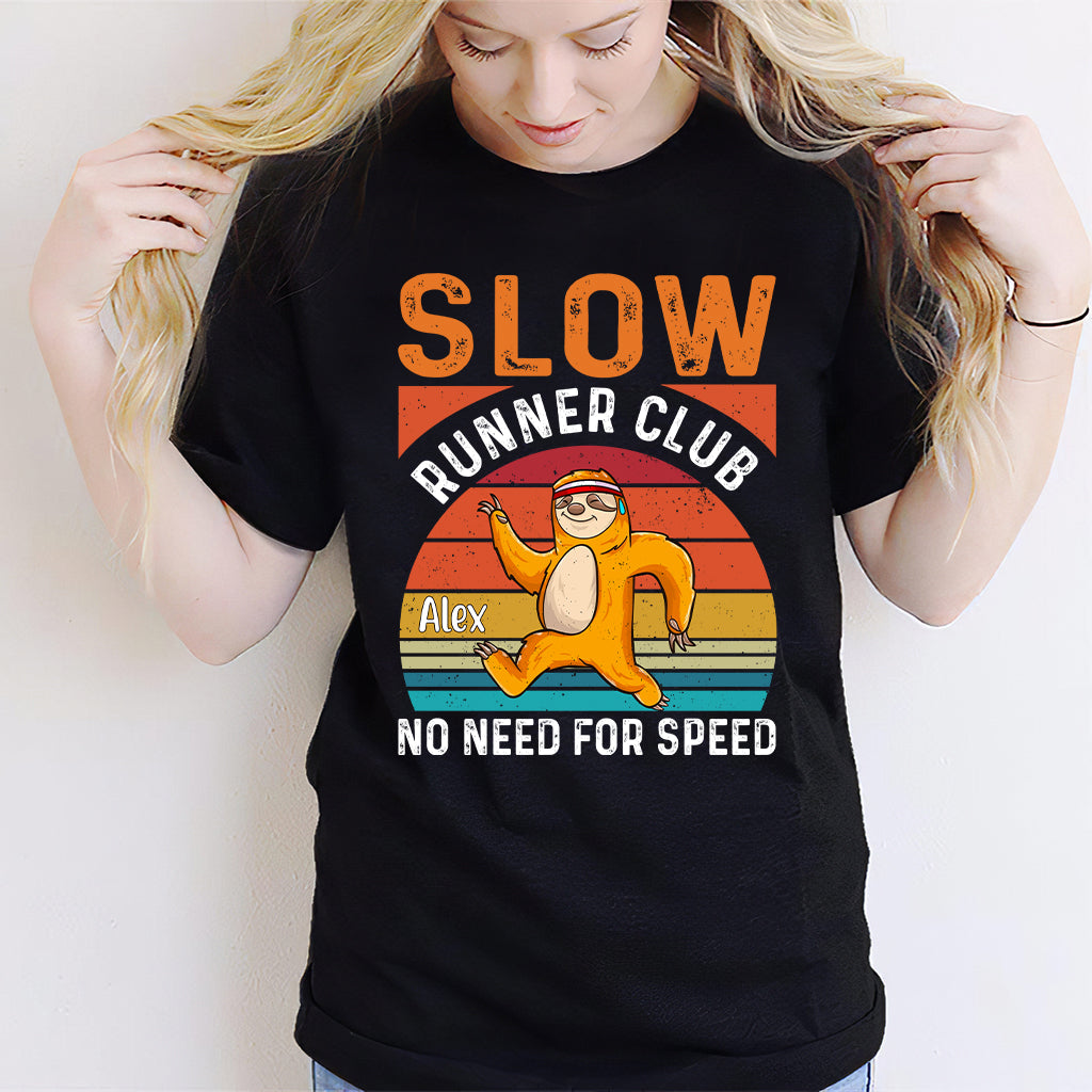 Slow Runner Club - Personalized Running T-shirt and Hoodie