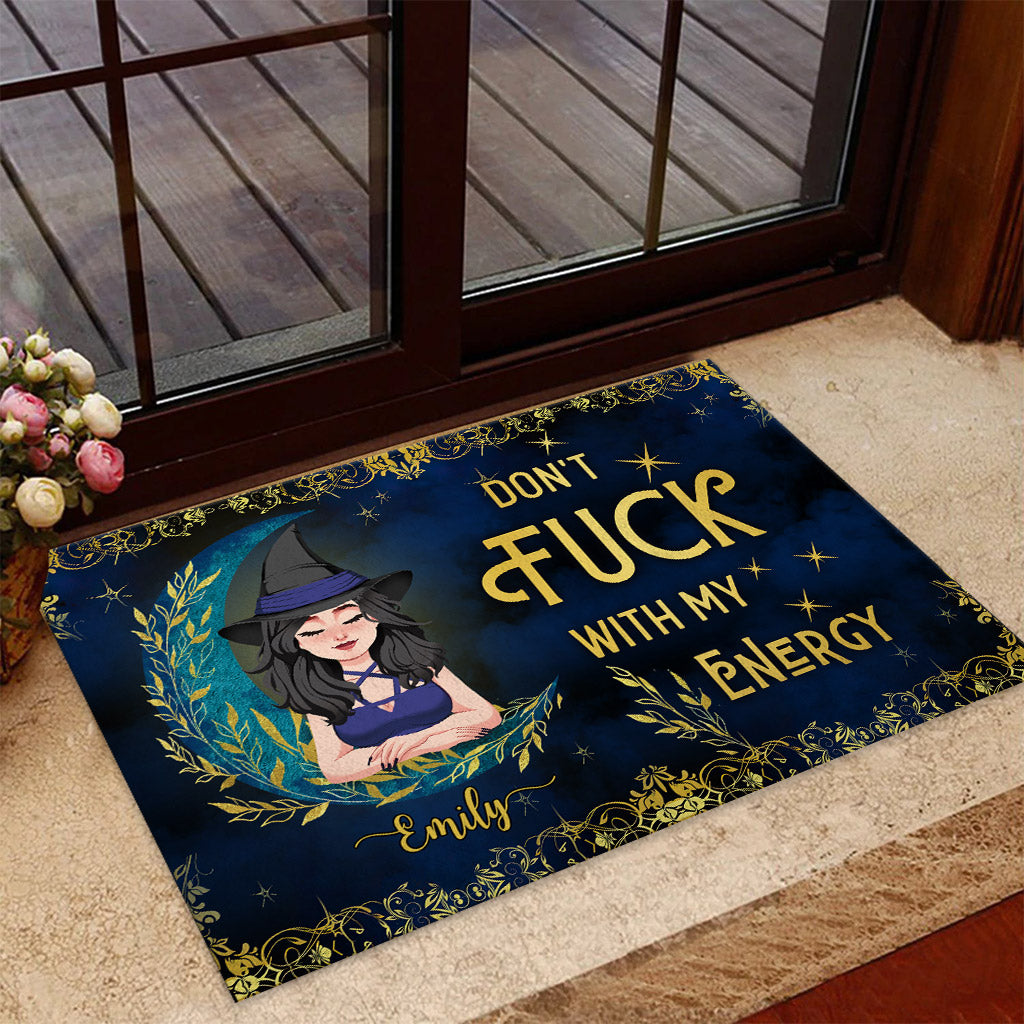 Don't F With My Energy - Personalized Witch Doormat