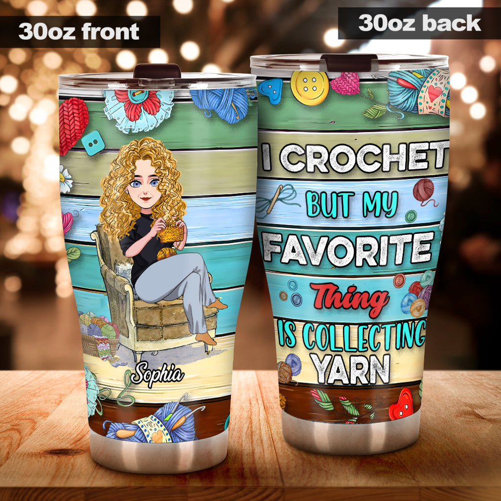 I Crochet - Personalized Crocheting Tumbler