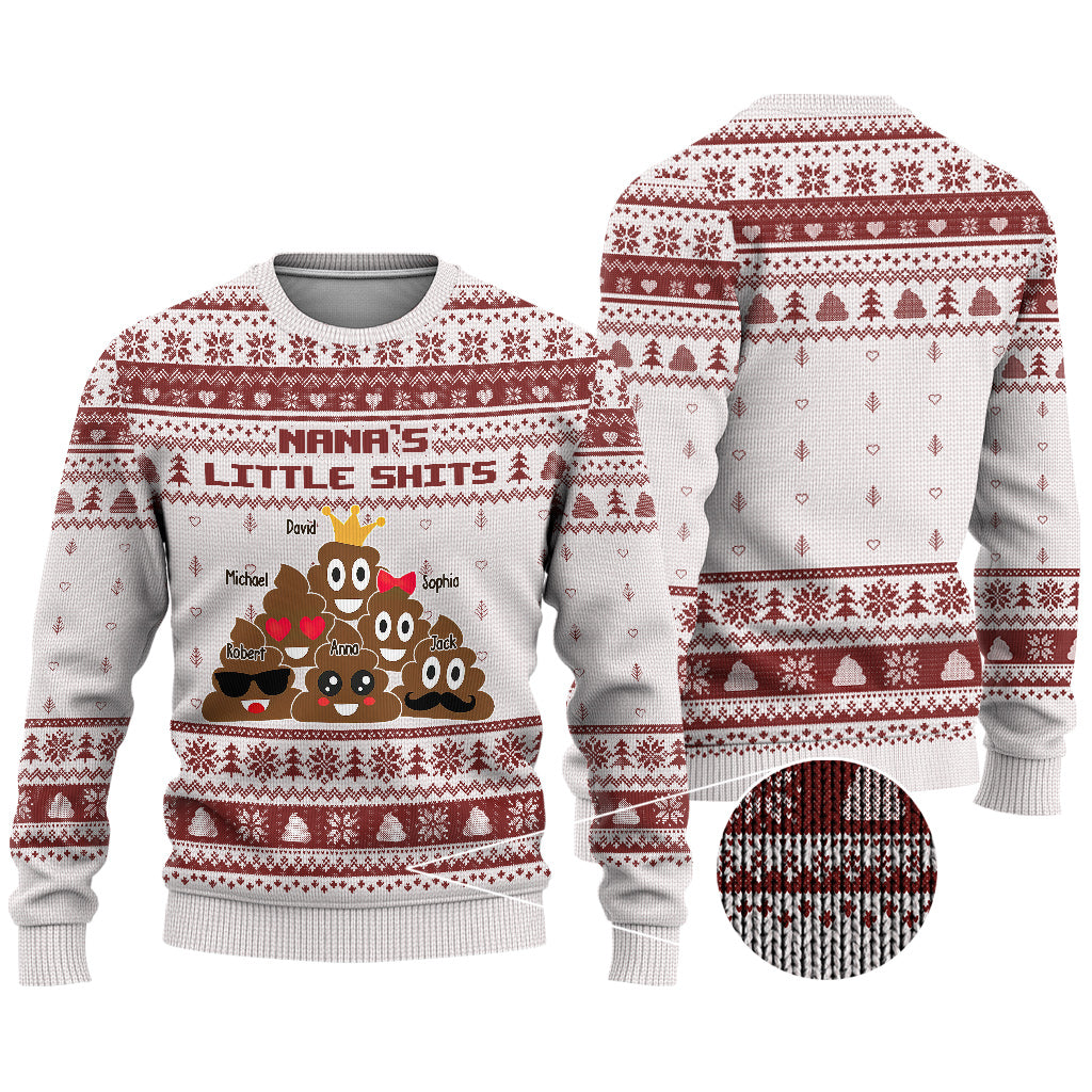 Nana’s Little Cuties - Personalized Grandma Ugly Sweater