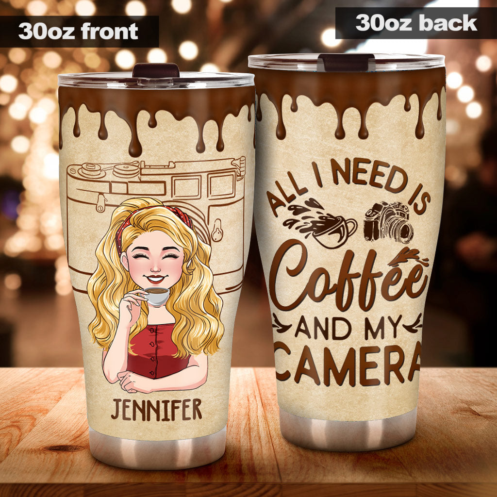 All I Need - Personalized Photography Tumbler