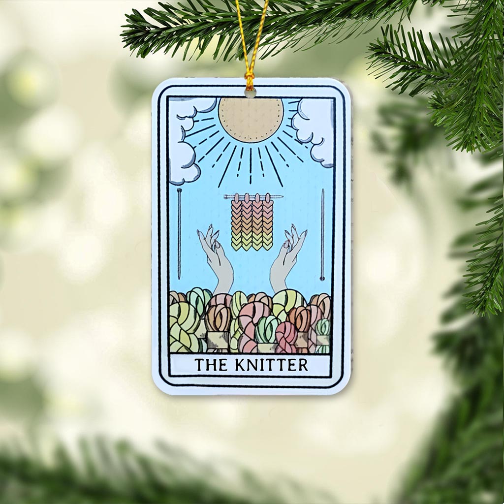 The Knitter - Personalized Knitting Ornament