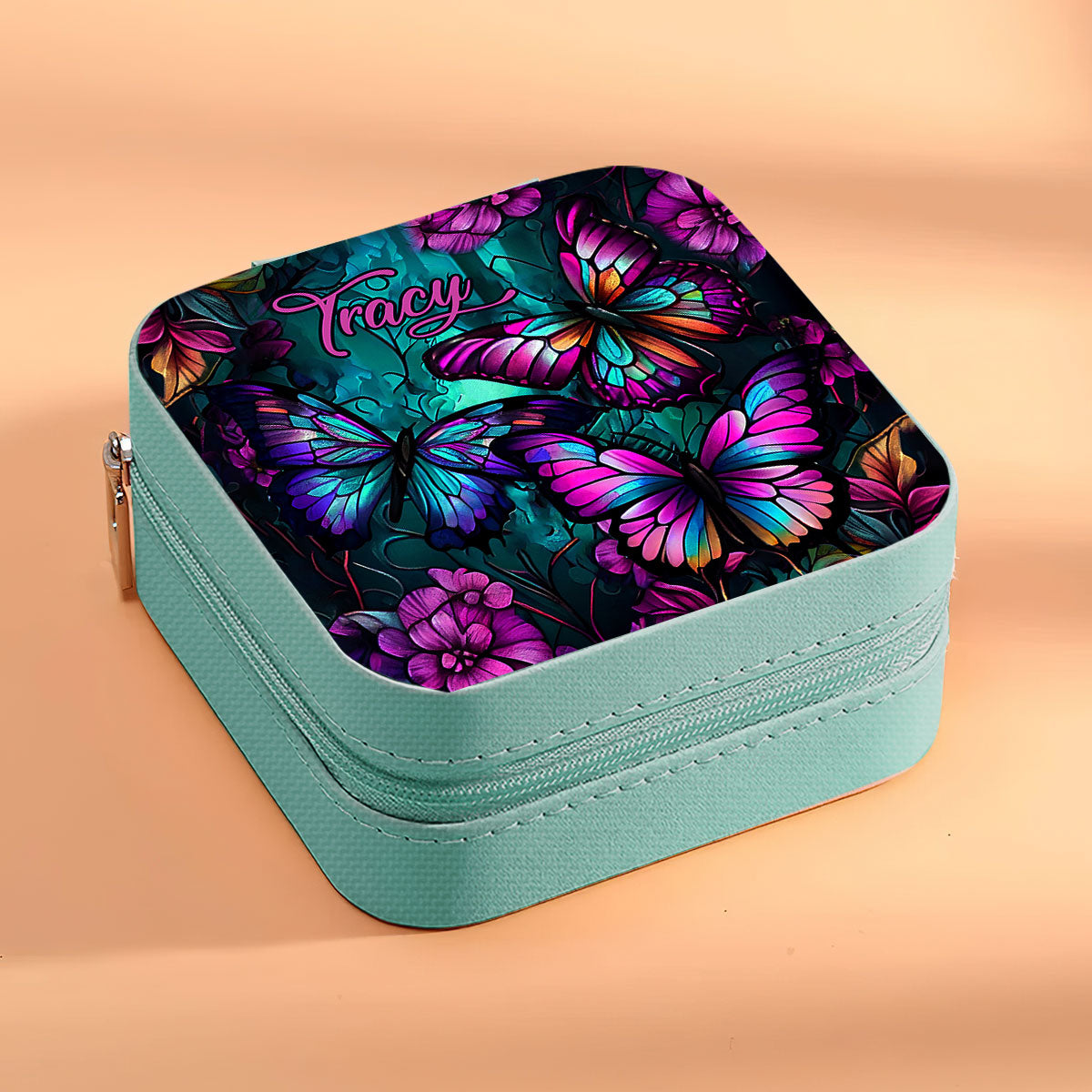 Beautiful Butterflies - Personalized Butterfly Jewelry Box