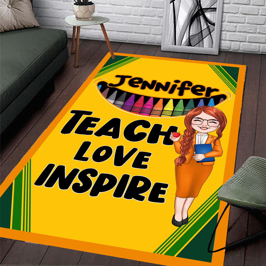 Positive Affirmations Butterfly - Personalized Butterfly Rug