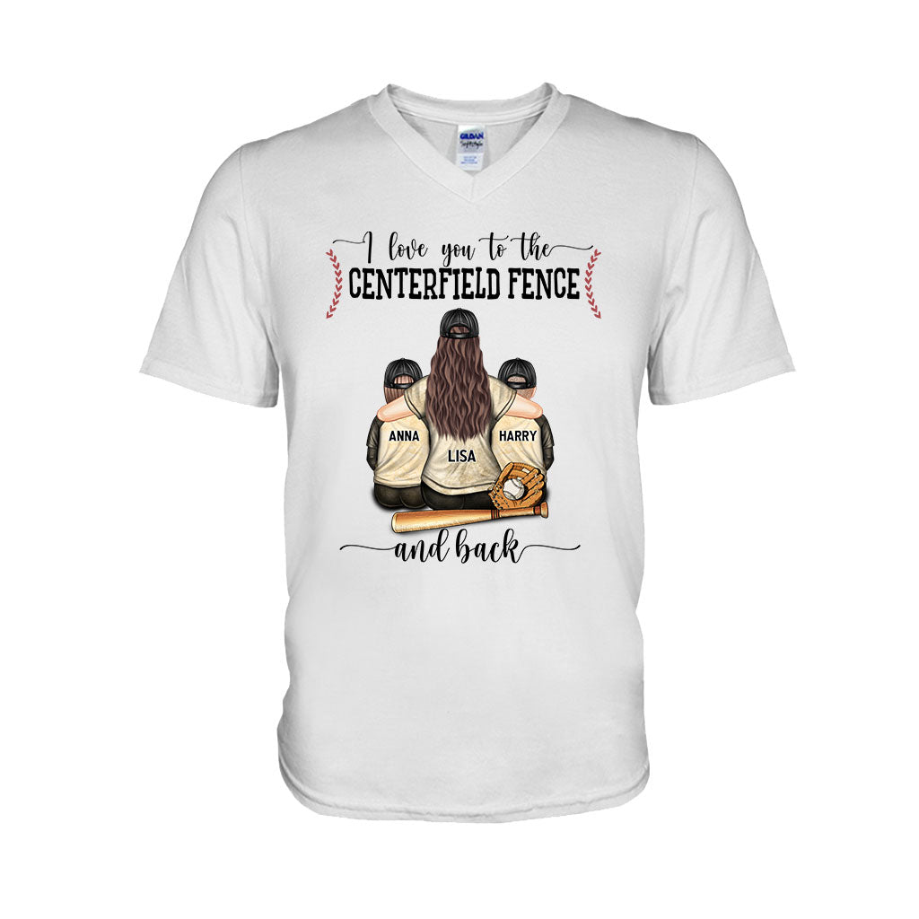 My Heart Is On That Field - Personalized Baseball T-shirt And Hoodie