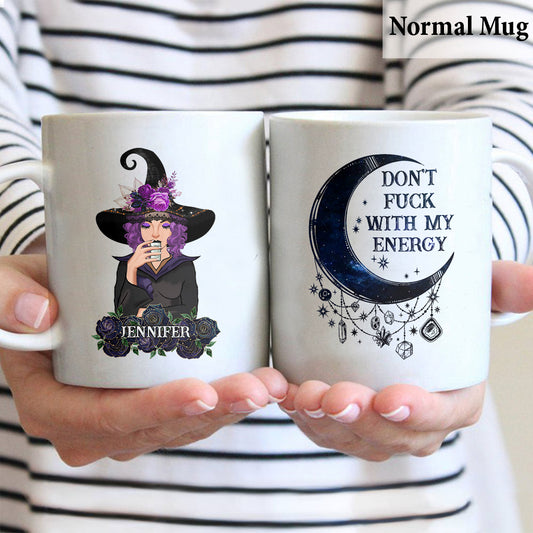 Don't F With My Energy - Personalized Witch Mug