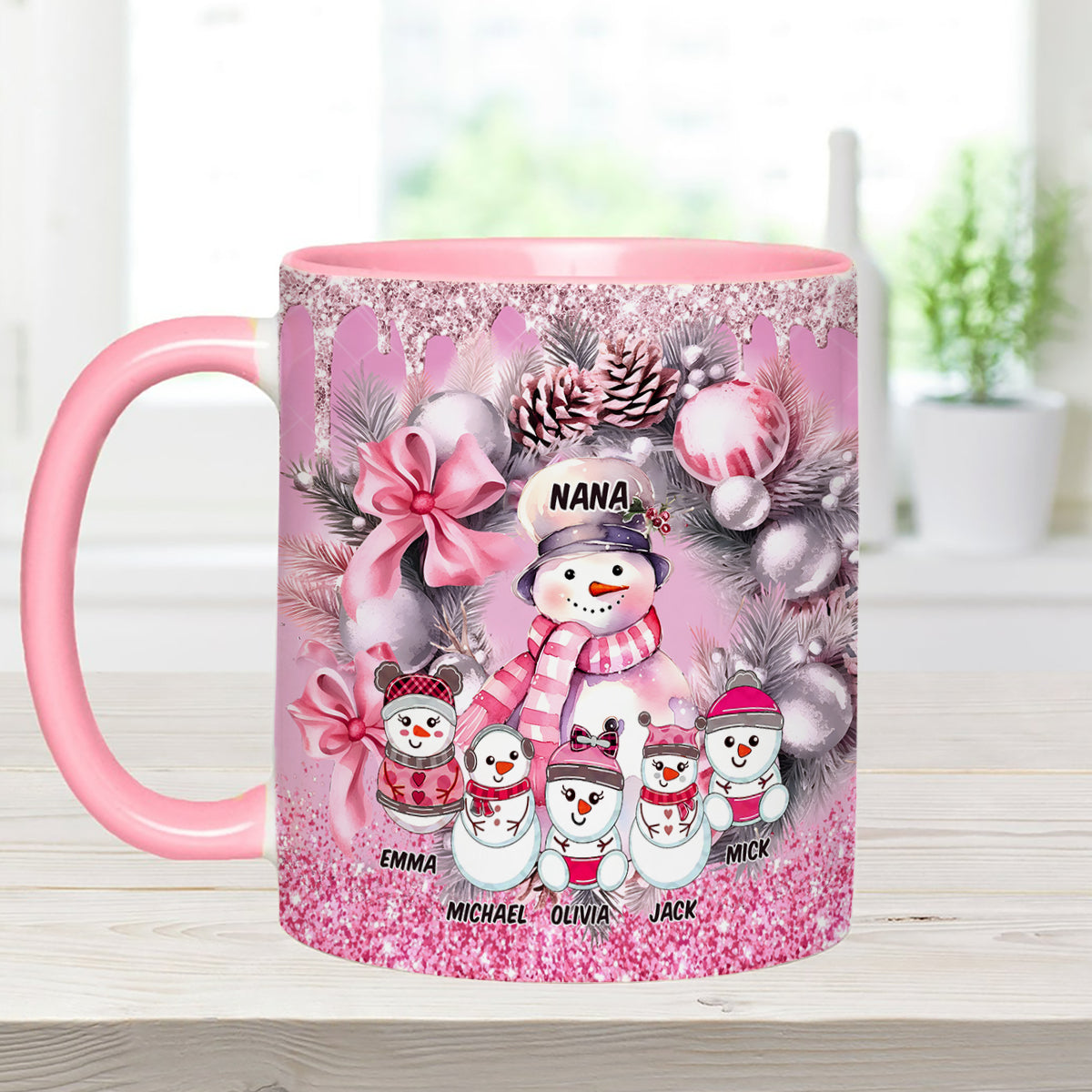 Great Nana - Personalized Grandma Accent Mug