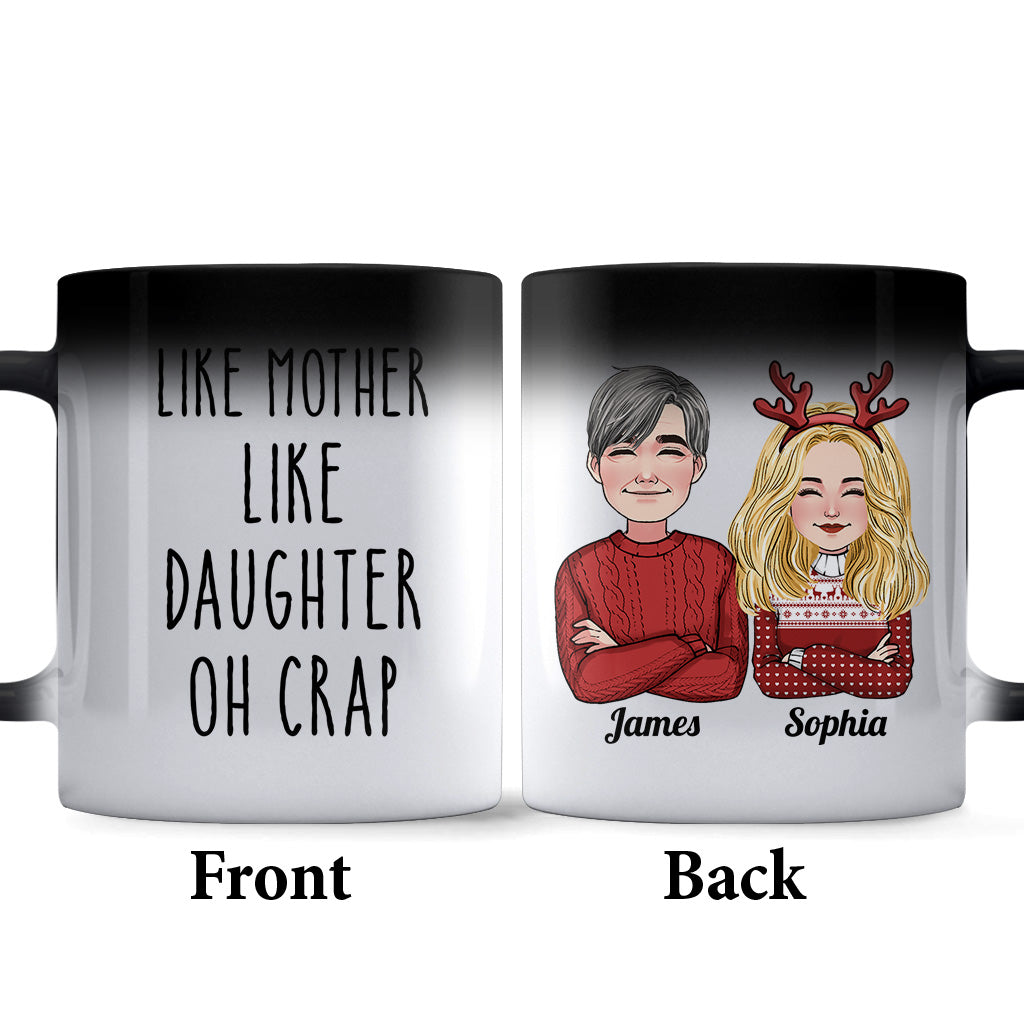 Like Father Like Daughter - Personalized Father Mug