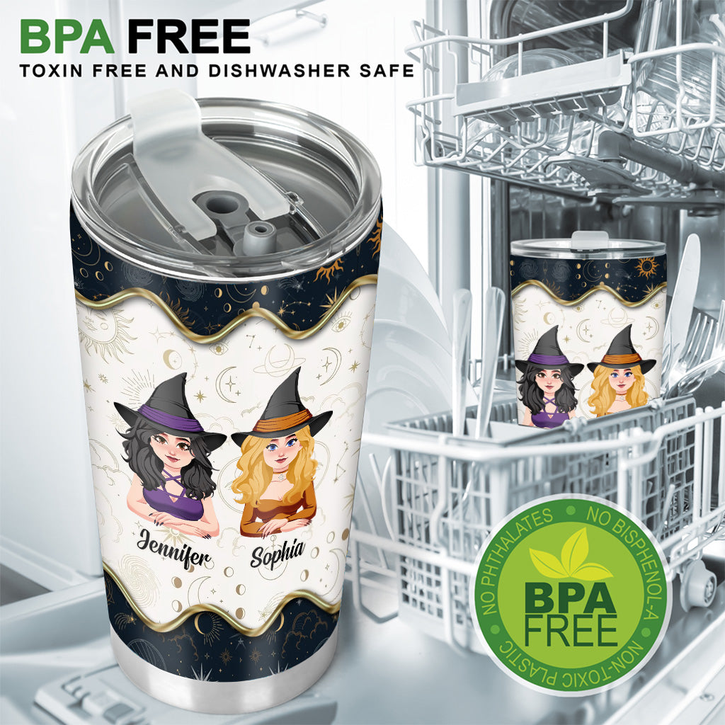 We're Not Sugar And Spice - Personalized Witch Tumbler