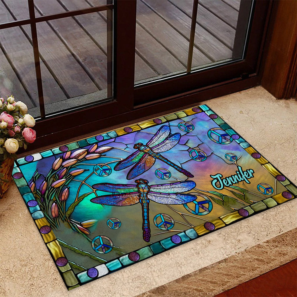 Hippie Soul - Personalized Hippie Doormat