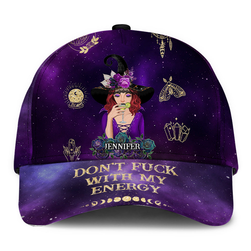 Don't F With My Energy - Personalized Witch Classic Cap