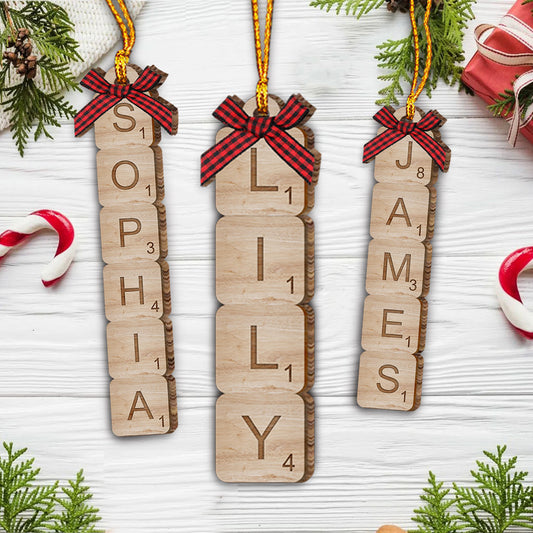 Scrabble Name - Personalized Family Ornament