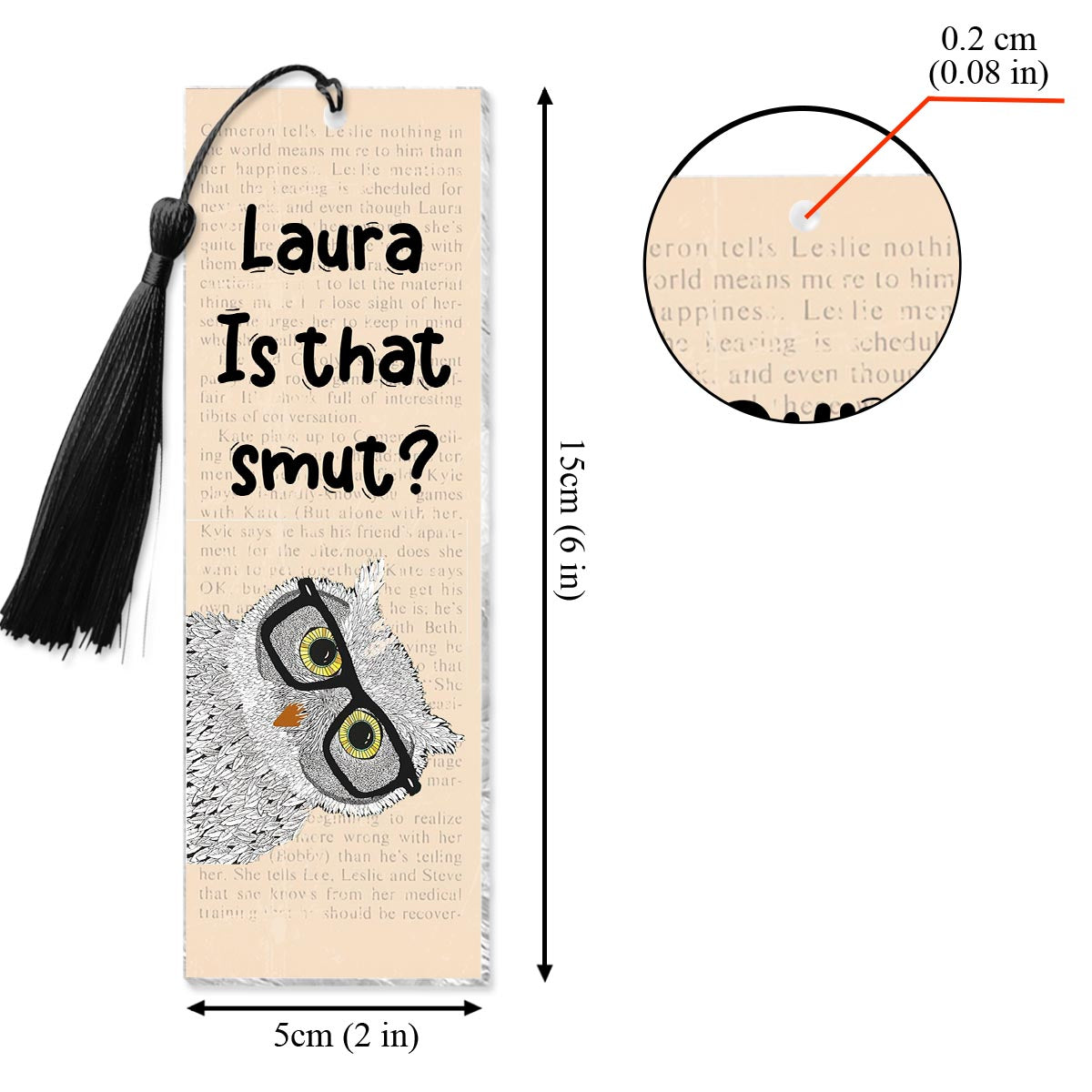 Is That Smut - Personalized Book Bookmark (Printed On Both Sides)