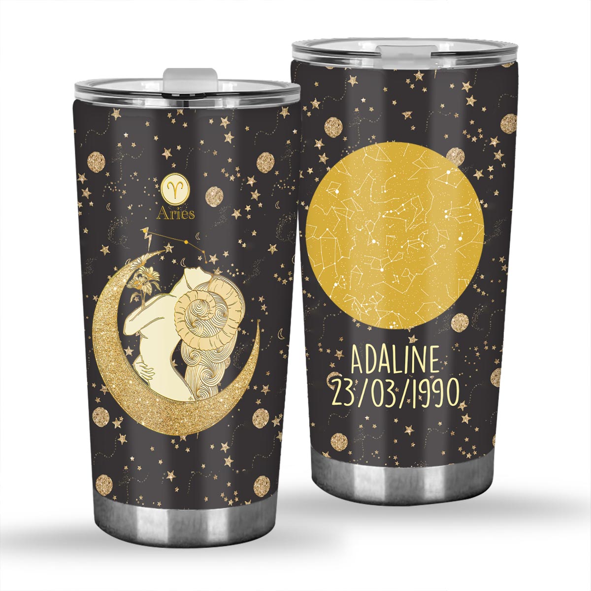 Zodiac Sign - Personalized Horoscope Tumbler