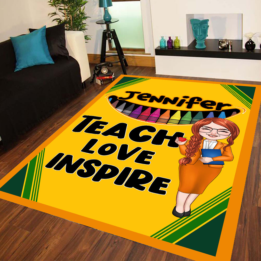 Positive Affirmations Butterfly - Personalized Butterfly Rug