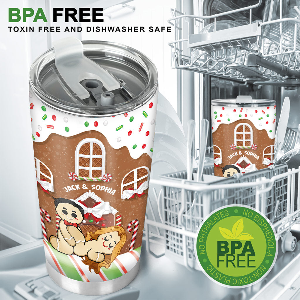 All I Want For Christmas - Personalized Couple Tumbler