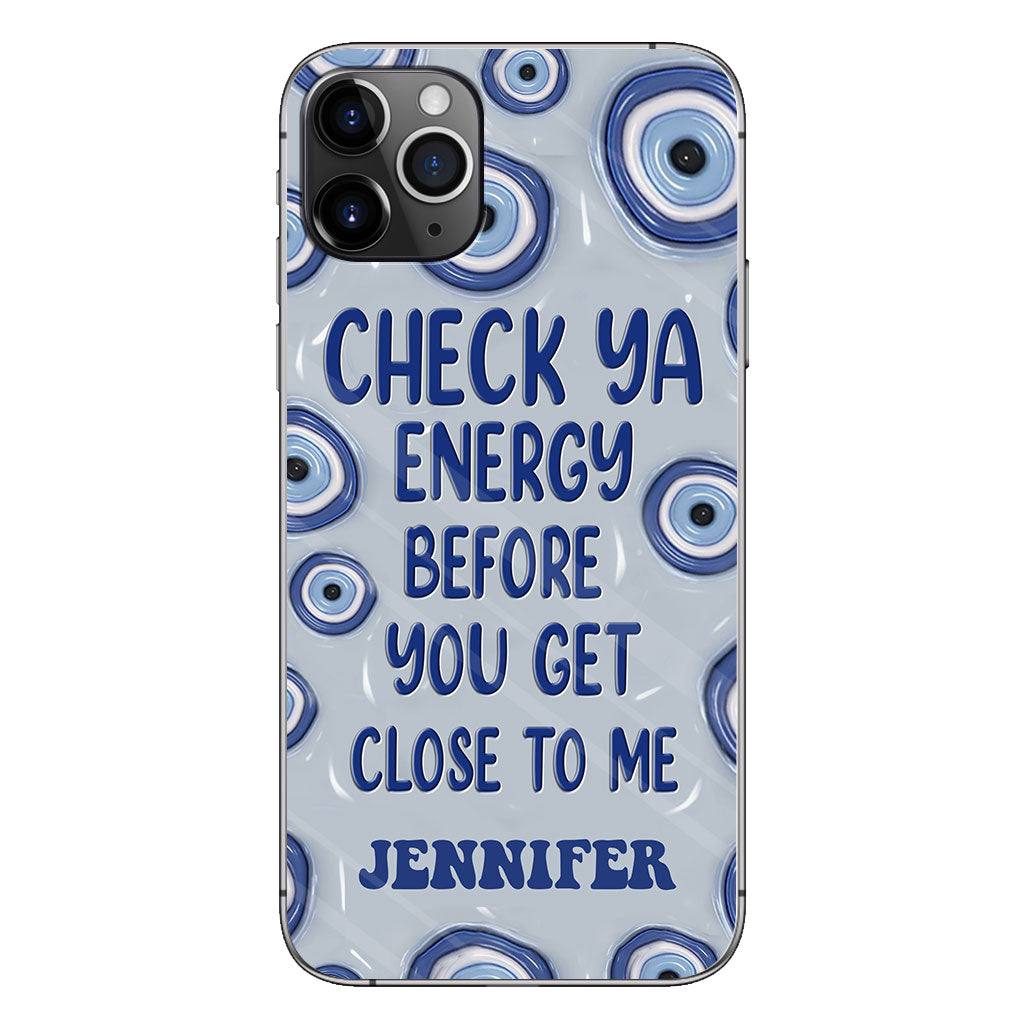 Check Ya Energy - Personalized Witch Phone Case