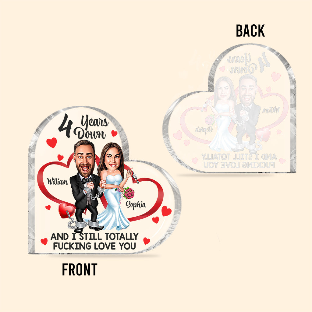 I Still Love You - Personalized Husband And Wife Custom Shaped Acrylic Plaque