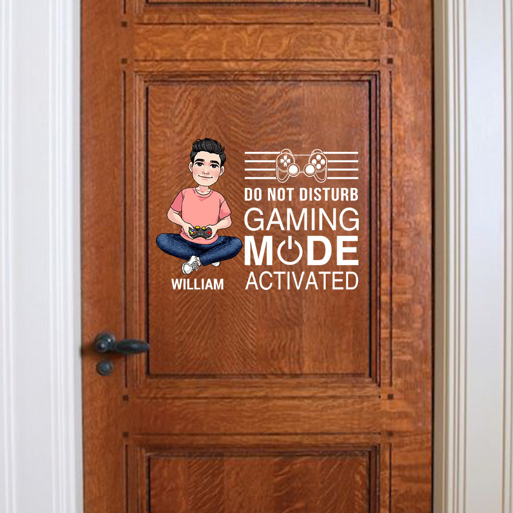 Do Not Disturb - Personalized Video Game Decal Full