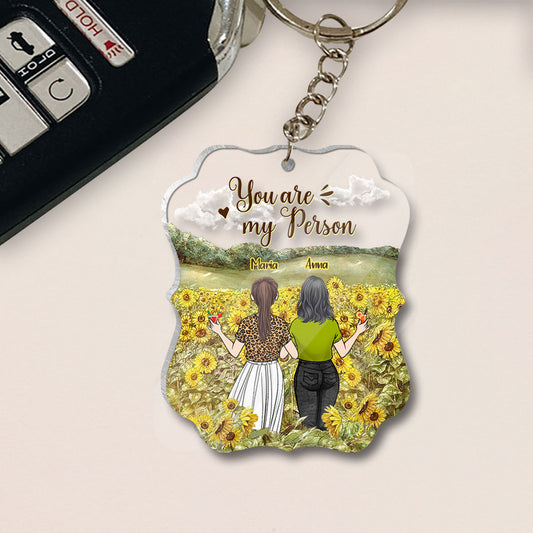 Bestie Forever - Bestie gift for sister - Personalized Keychain