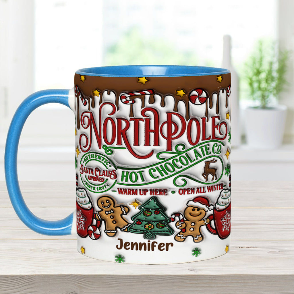 Northpole Hot Chocolate - Personalized Christmas Accent Mug