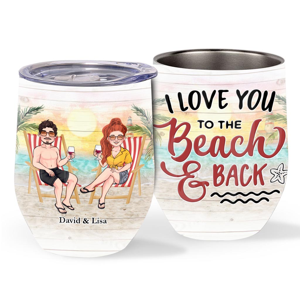 You And Me We Got This - Personalized Sea Lover Wine Tumbler