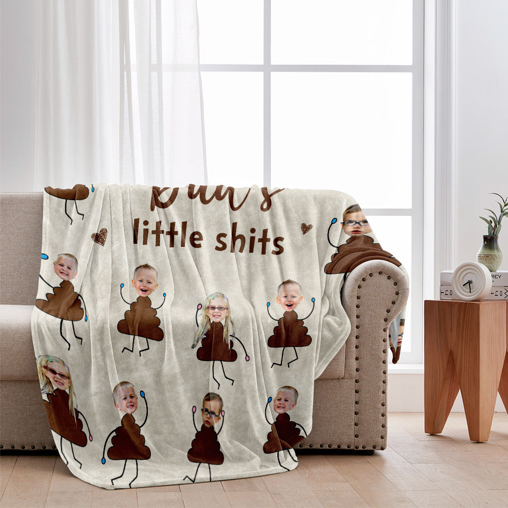 Grandma's Little Cuties - Gift for grandma, mom, dad, grandpa - Personalized Blanket