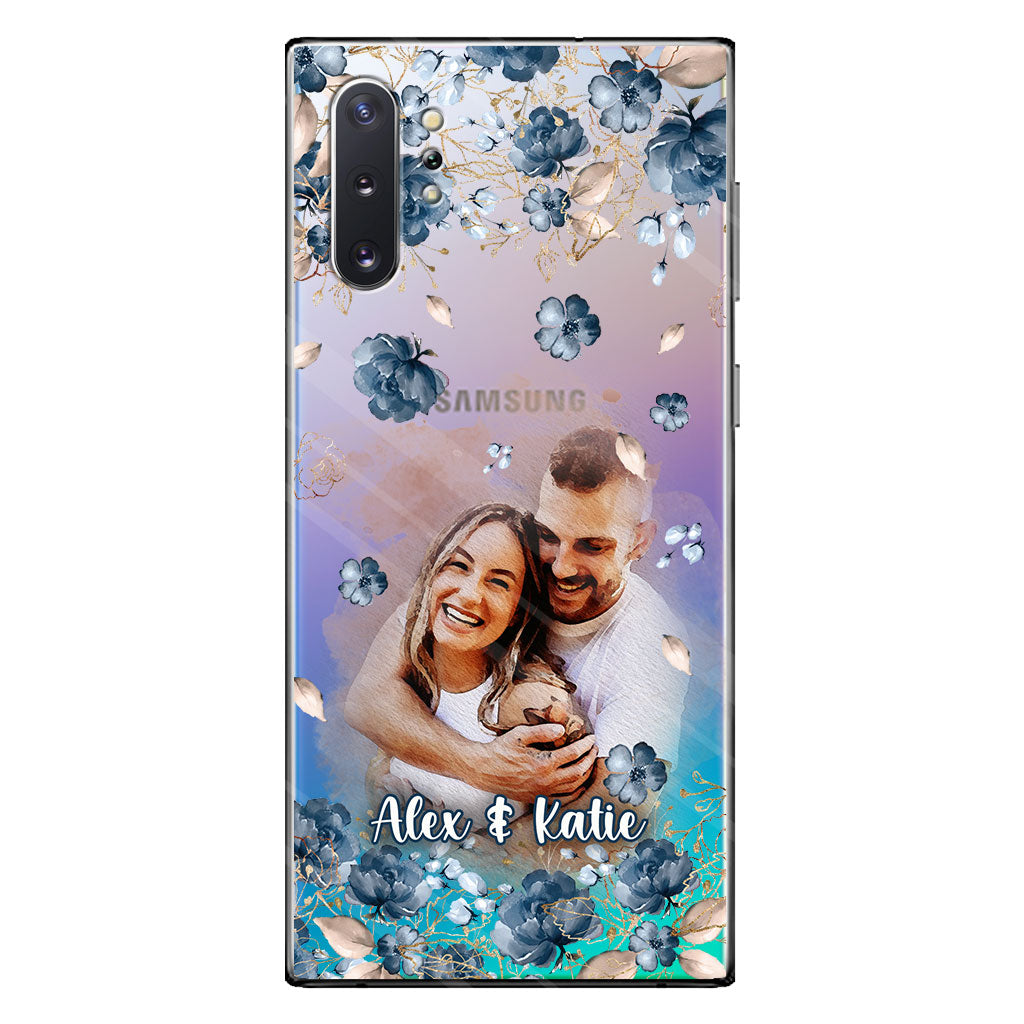 Floral Phone Case - Personalized Clear Phone Case
